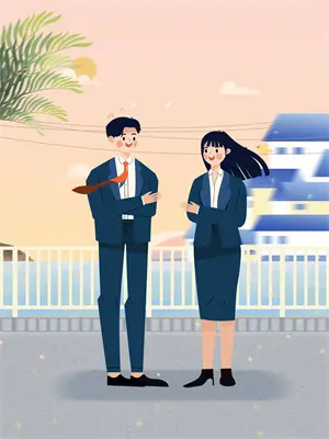 风吹动银杏树叶